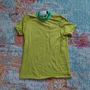 Big Bud Press High neck ringer tee gross green Size Small